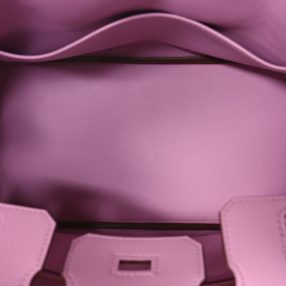 Hermes Swift Birkin 25 Mauve Sylvestre 8 of 19