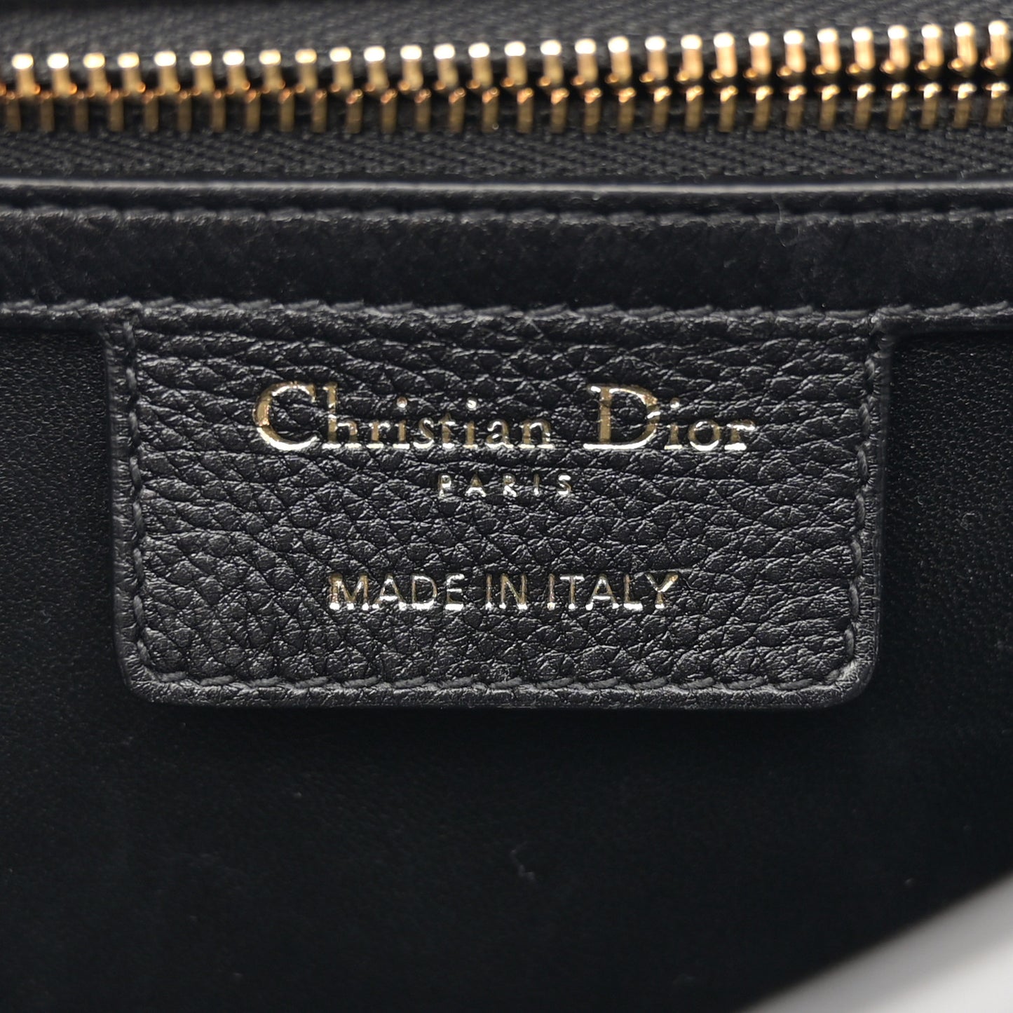 Grained Calfskin Cannage Large Caro Bag Black