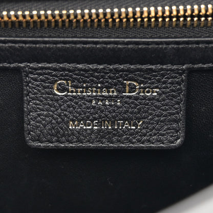 Christian Dior Grained Calfskin Cannage Large Caro Bag Black 6 of 11