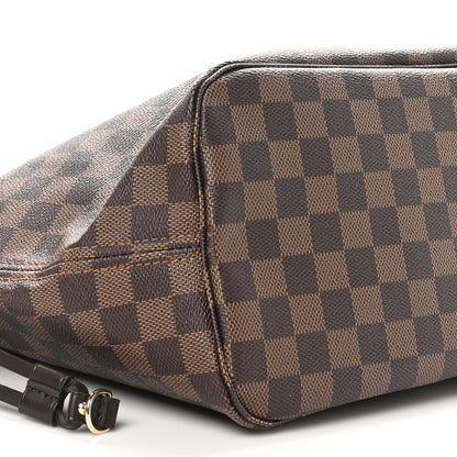Louis Vuitton Damier Ebene Neo Neverfull MM Rose Ballerine 9 of 10