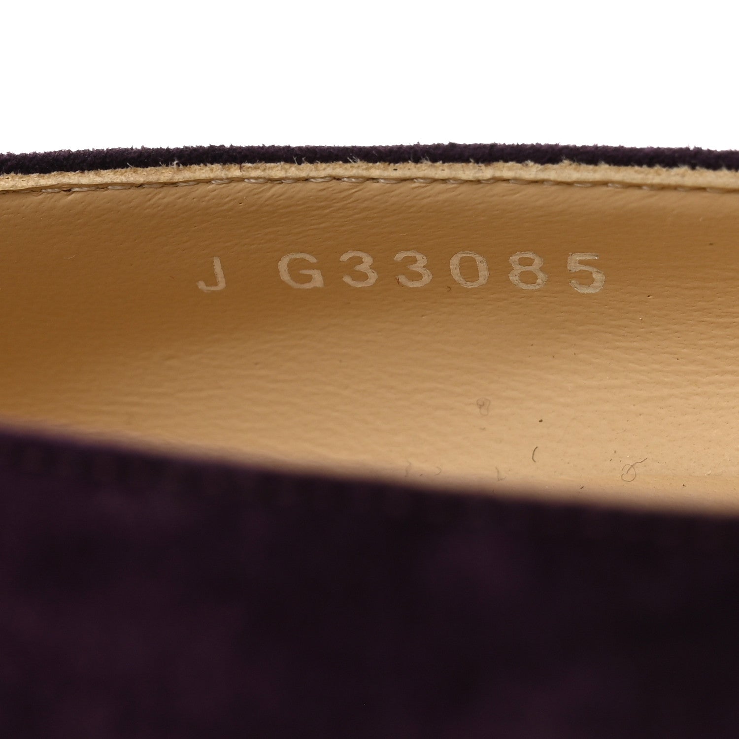 Chanel Suede Satin Cap Toe Pumps Dark 40 Purple Black 7 of 12