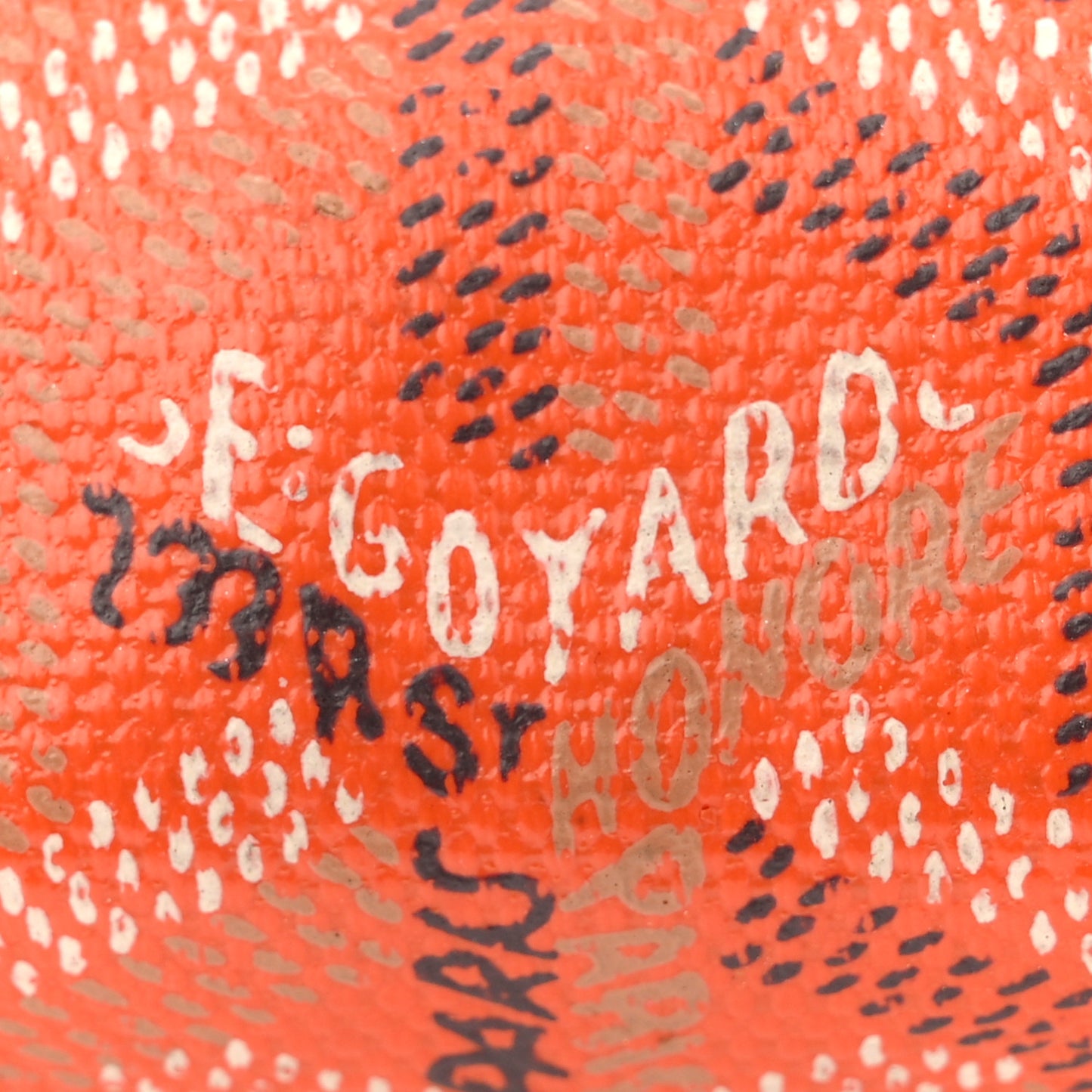 Goyardine Trousse Pencil Pouch Orange