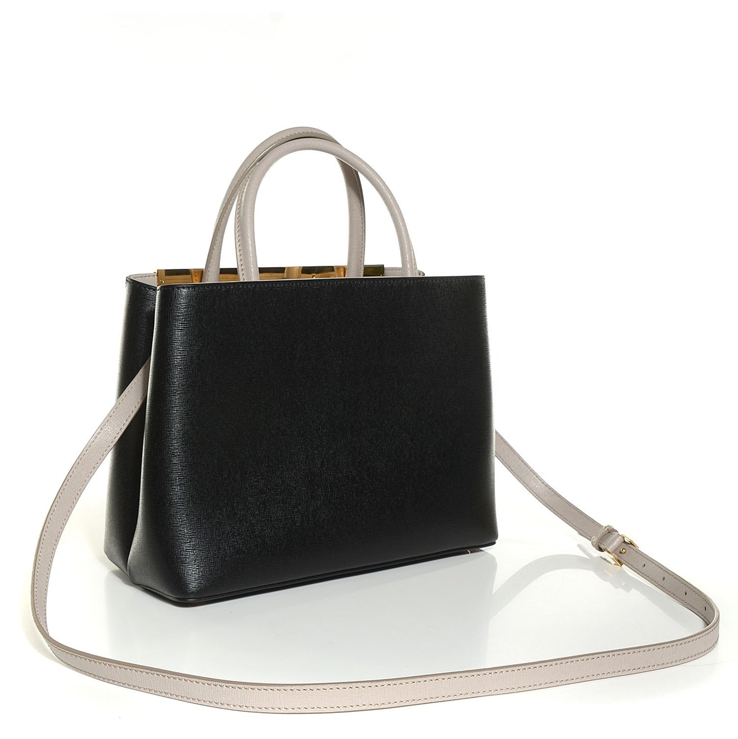 Vitello Elite Monster Petite 2Jours Tote Multicolor Black Grigio Polvere Multicolor
