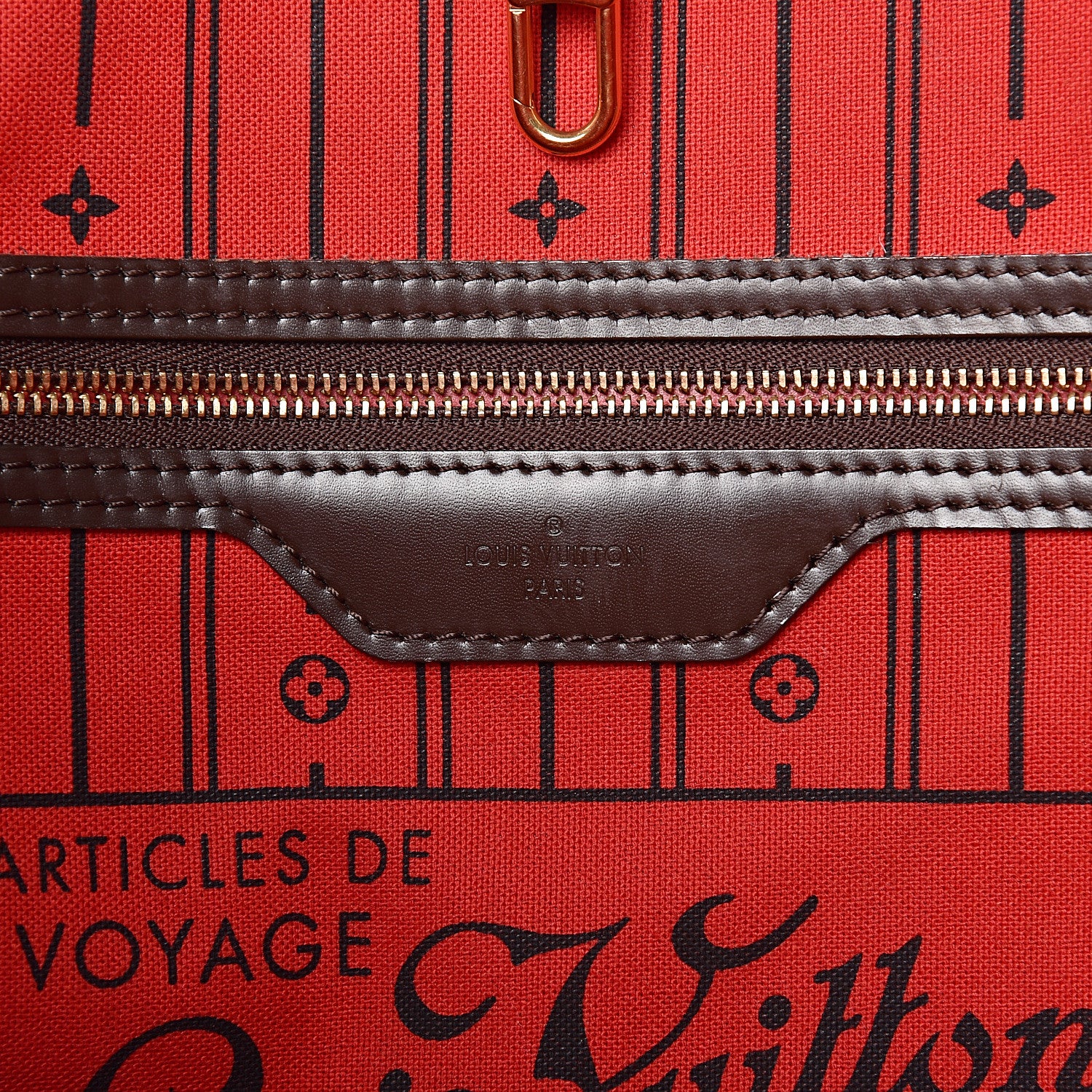 Louis Vuitton Damier Ebene Neverfull GM 8 of 15