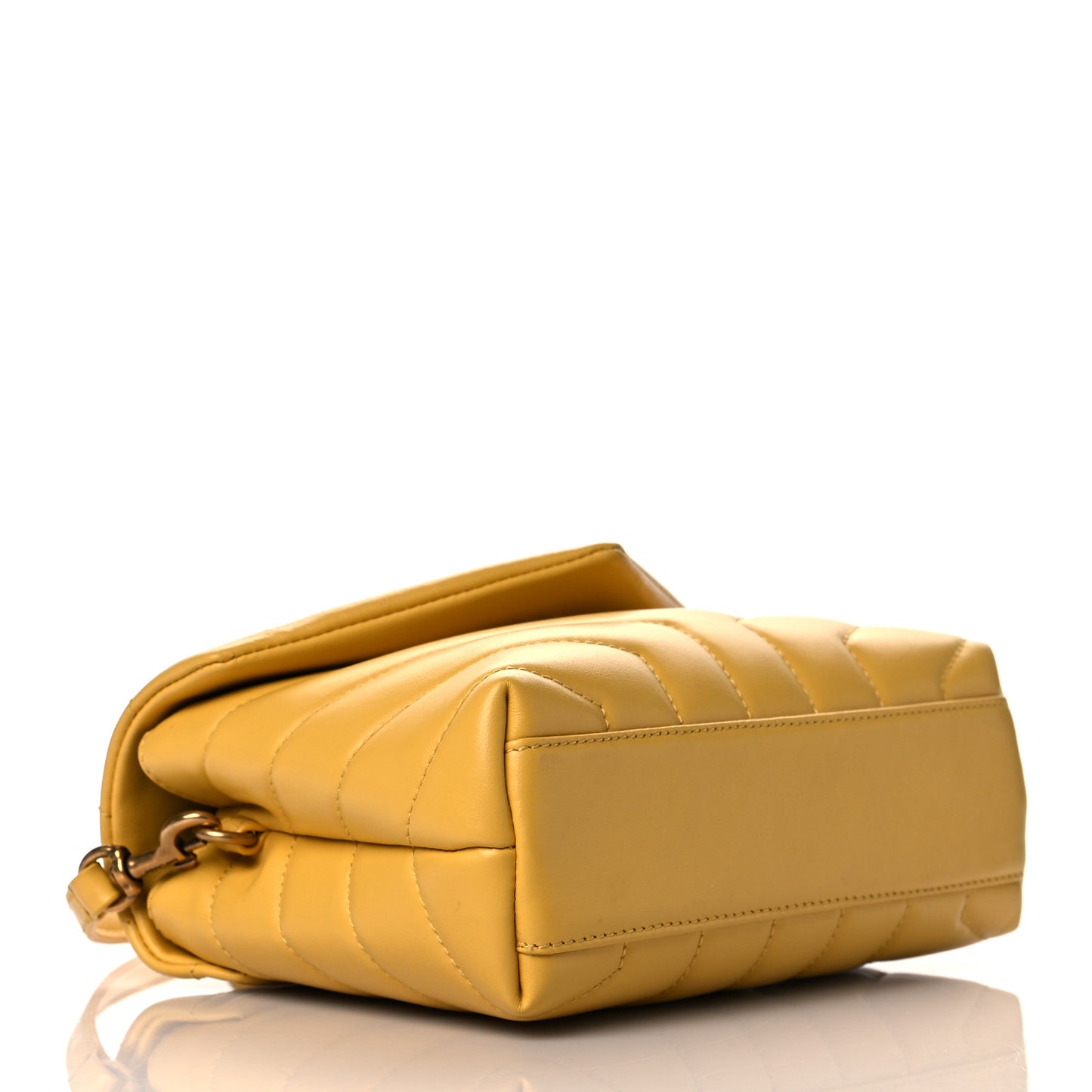 Calfskin Y Quilted Monogram Toy Loulou Crossbody Bag Sunflower