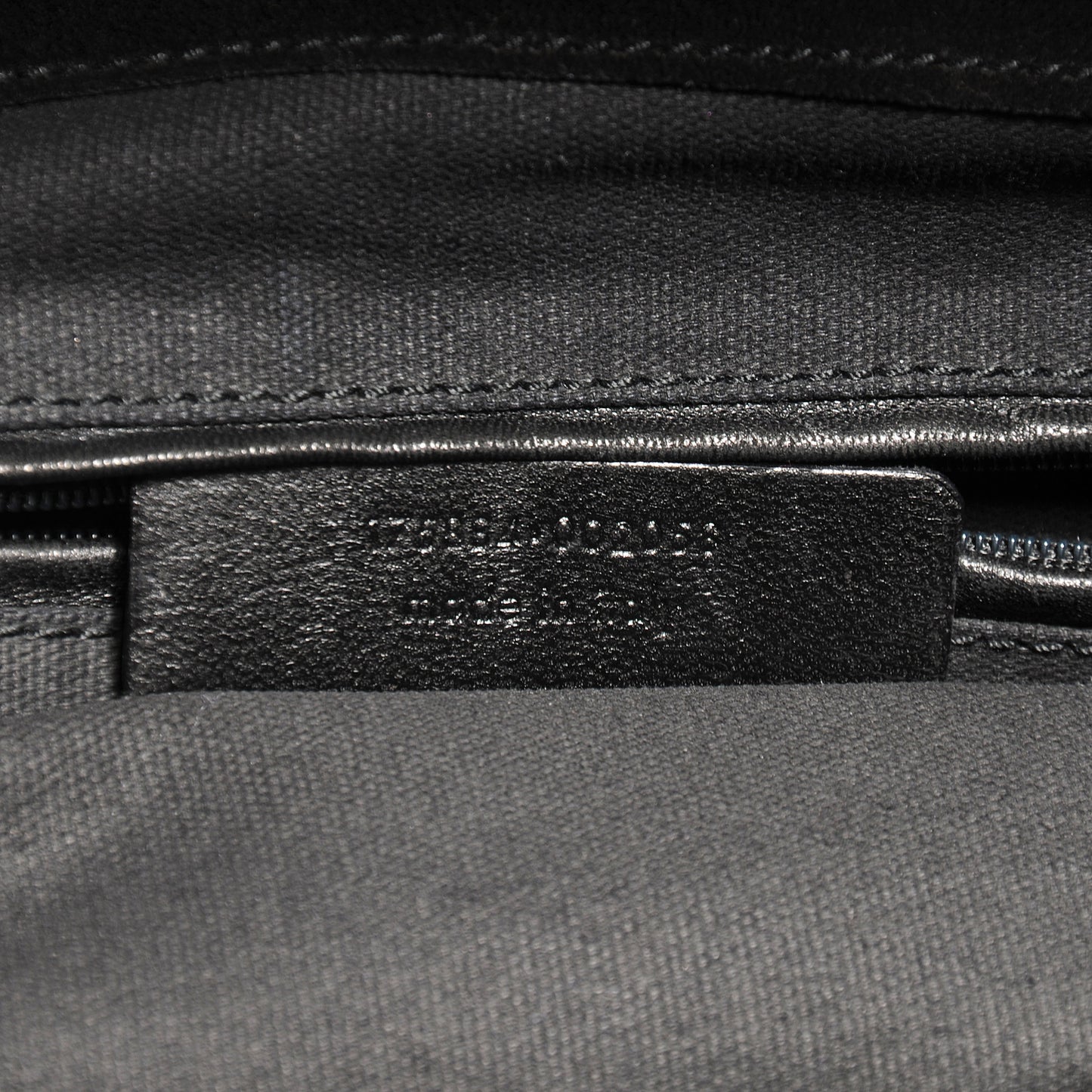 Leather Medium Downtown Tote Black