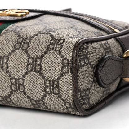 Gucci X BALENCIAGA BB Supreme Monogram Web Mini Ophidia Shoulder Bag Beige New Acero 11 of 12