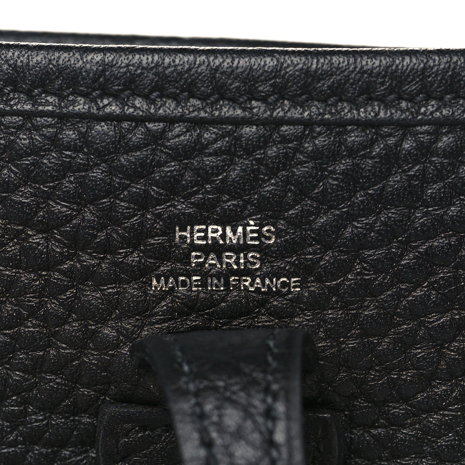 Hermes Taurillon Clemence Evelyne TPM Black 6 of 10