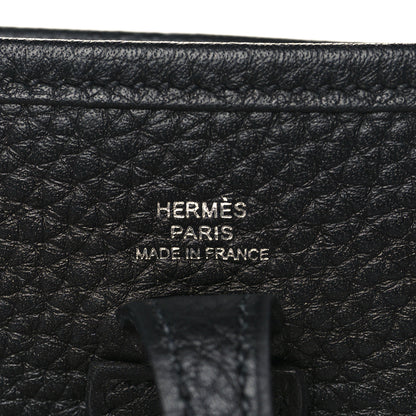 Hermes Taurillon Clemence Evelyne TPM Black 6 of 10