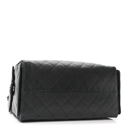 Chanel Caviar Quilted Medium Chanel 25 Handbag Black 5 of 11