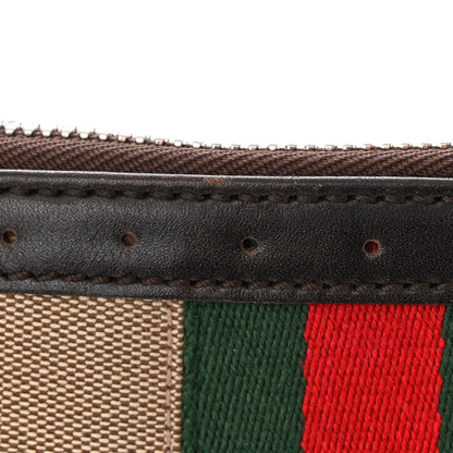 Gucci Canvas Web GG Reins Shoulder Bag Brown 12 of 14