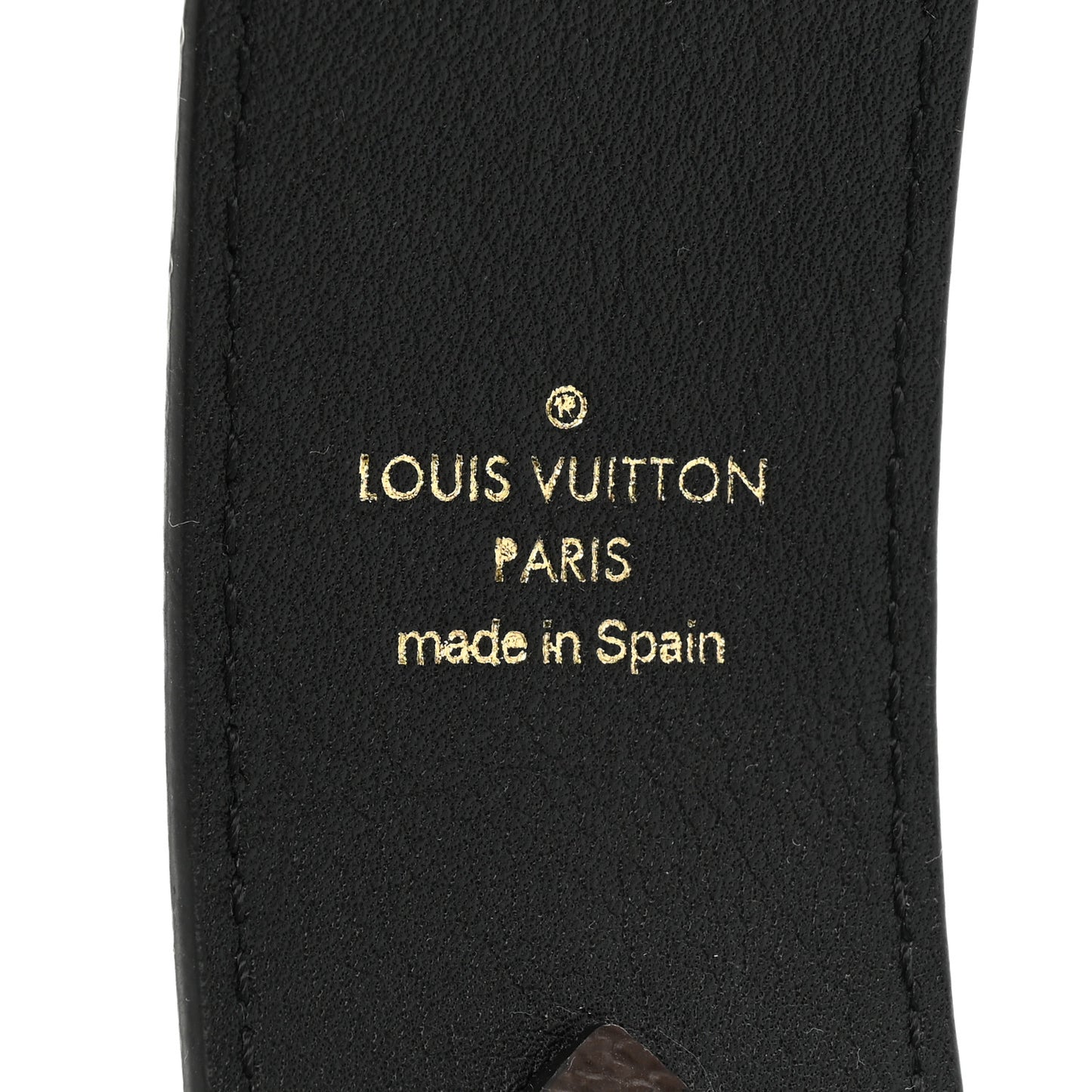 Monogram Adjustable Bandouliere Shoulder Strap Black