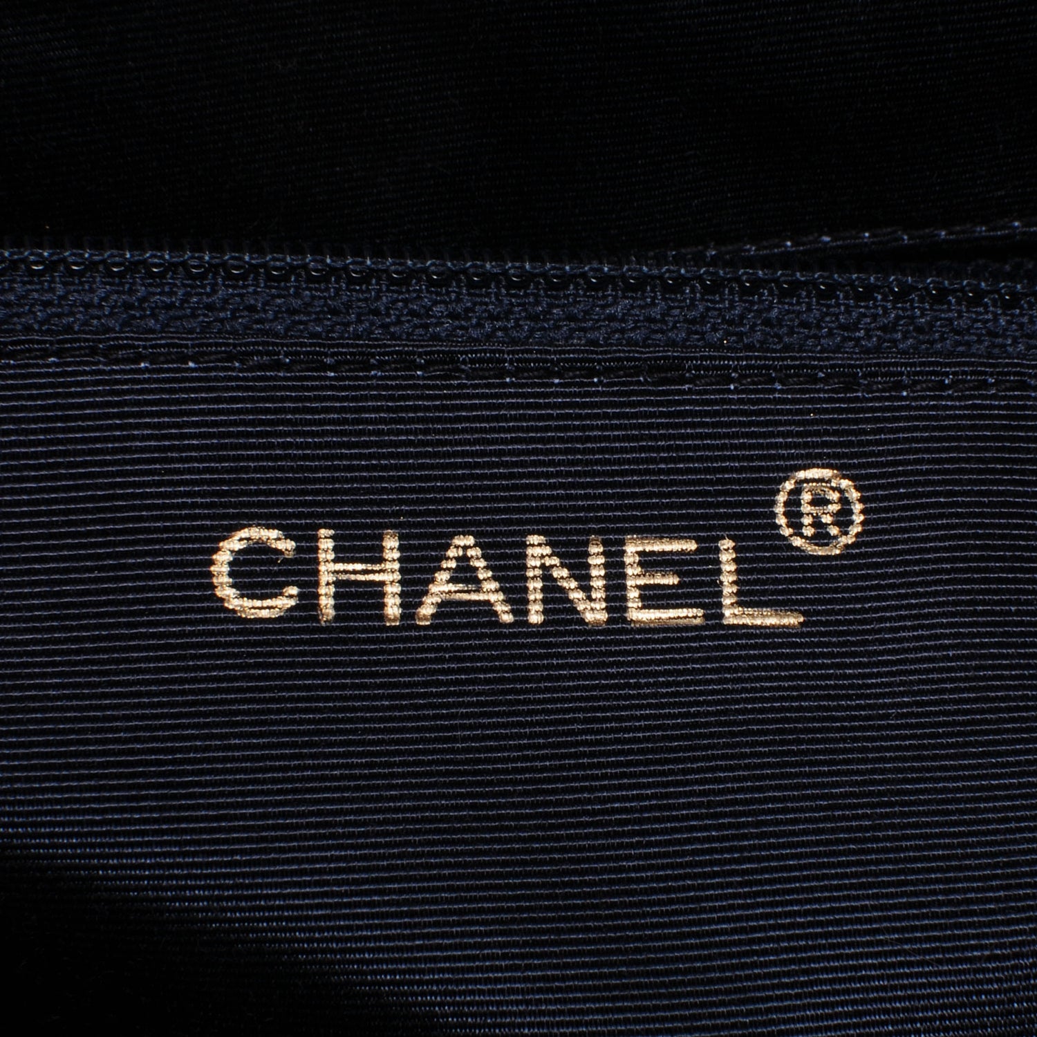 Chanel Straw Bag Navy 6 of 8