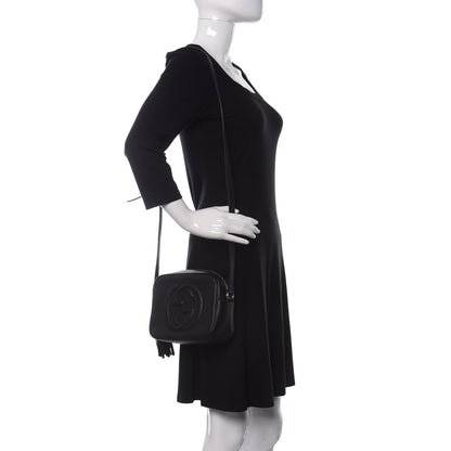 Gucci Pebbled Calfskin Small Soho Disco Bag Black 2 of 10