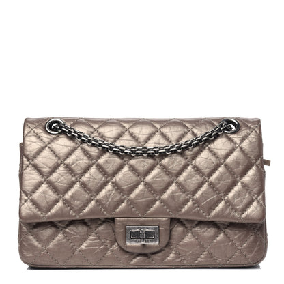 Chanel Metallic Aged Calfskin 2.55 Reissue 225 Flap Bronze 1 of 8