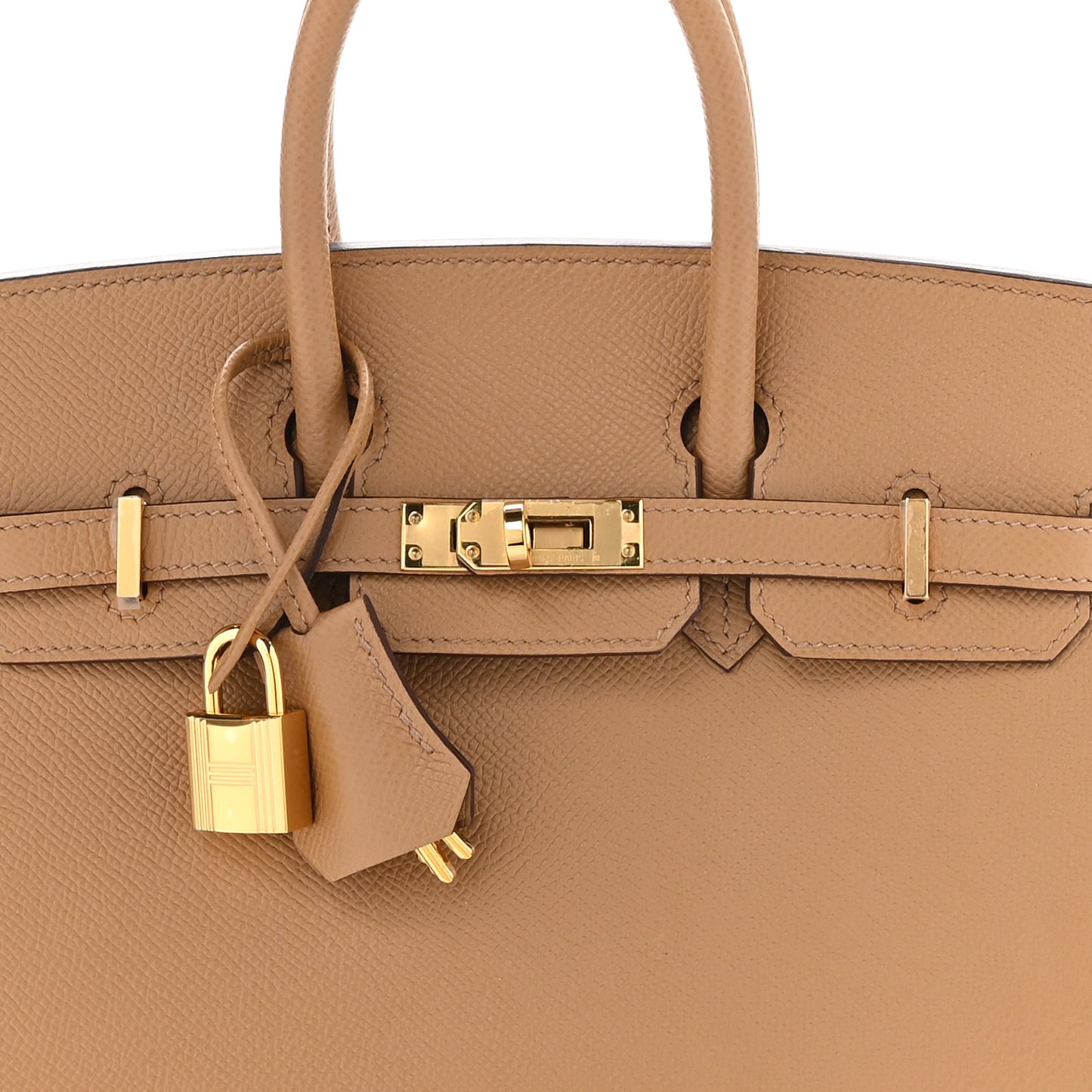 Epsom Birkin Sellier 25 Biscuit