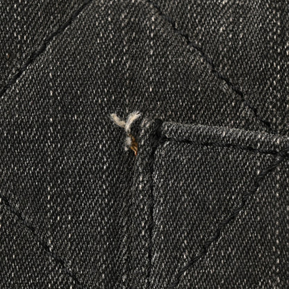Chanel Denim Quilted XXL Reissue Flap Grey 11 of 12