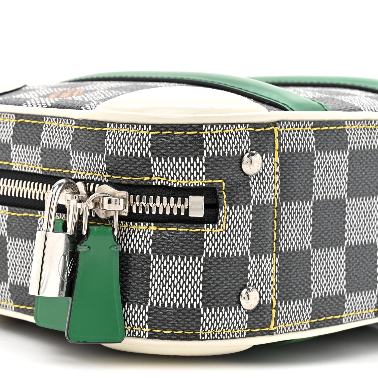 Louis Vuitton Damier Valisette BB Black White 9 of 11
