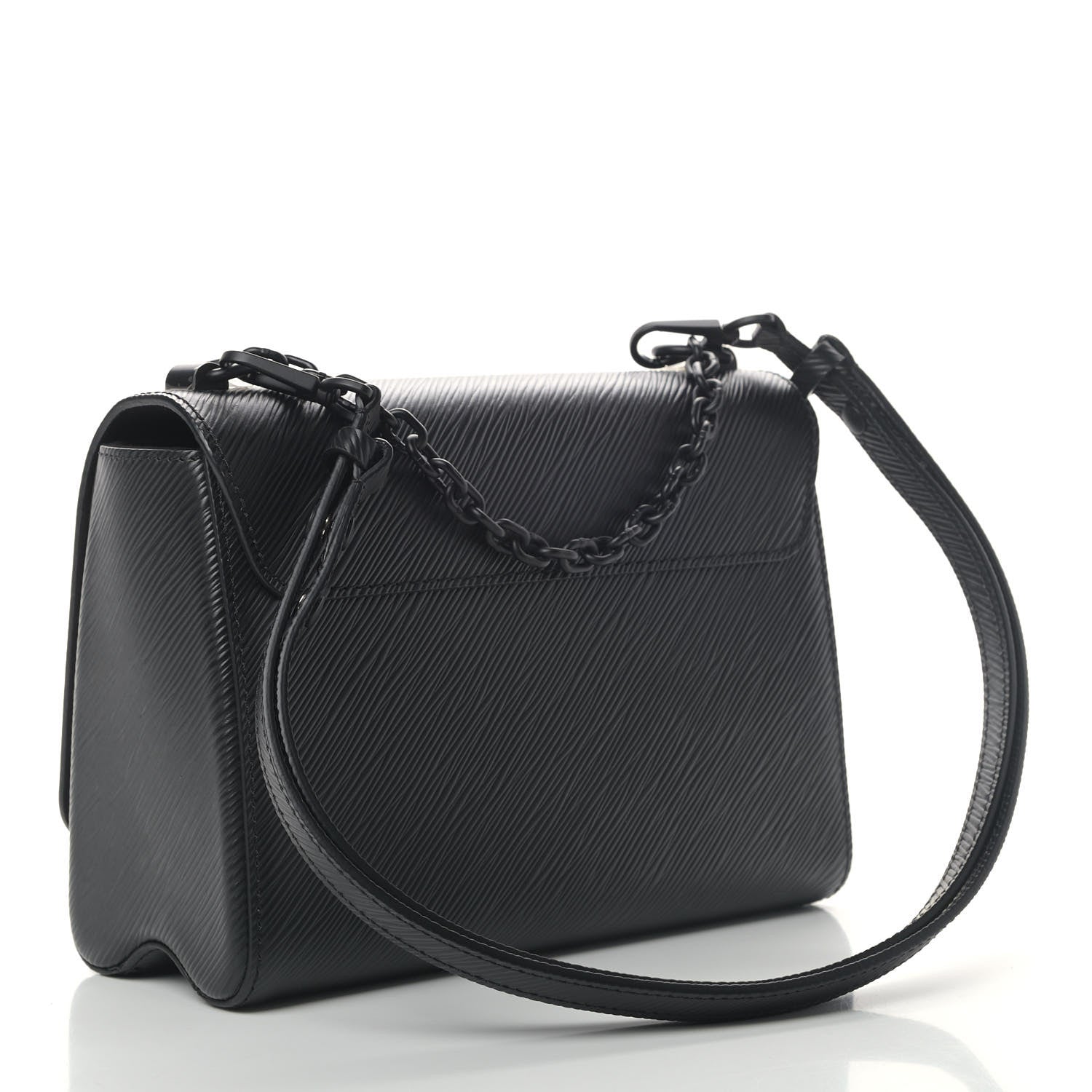 Louis Vuitton Epi Twist Shoulder Bag MM Matte Black 2 of 4