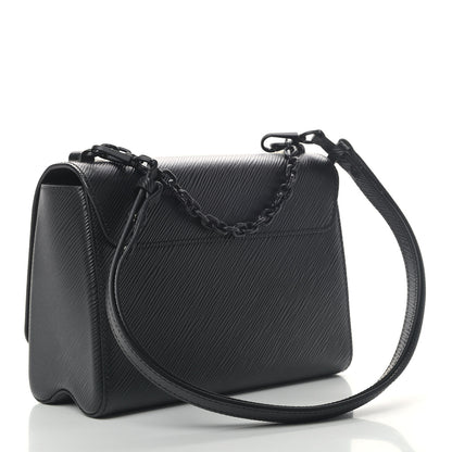 Louis Vuitton Epi Twist Shoulder Bag MM Matte Black 2 of 4