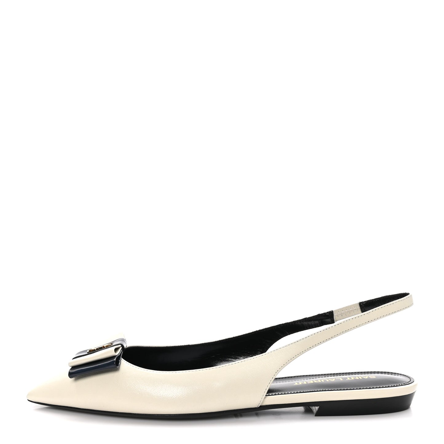 Belfagor Anais Slingback Flats 36.5 Navy Pearl