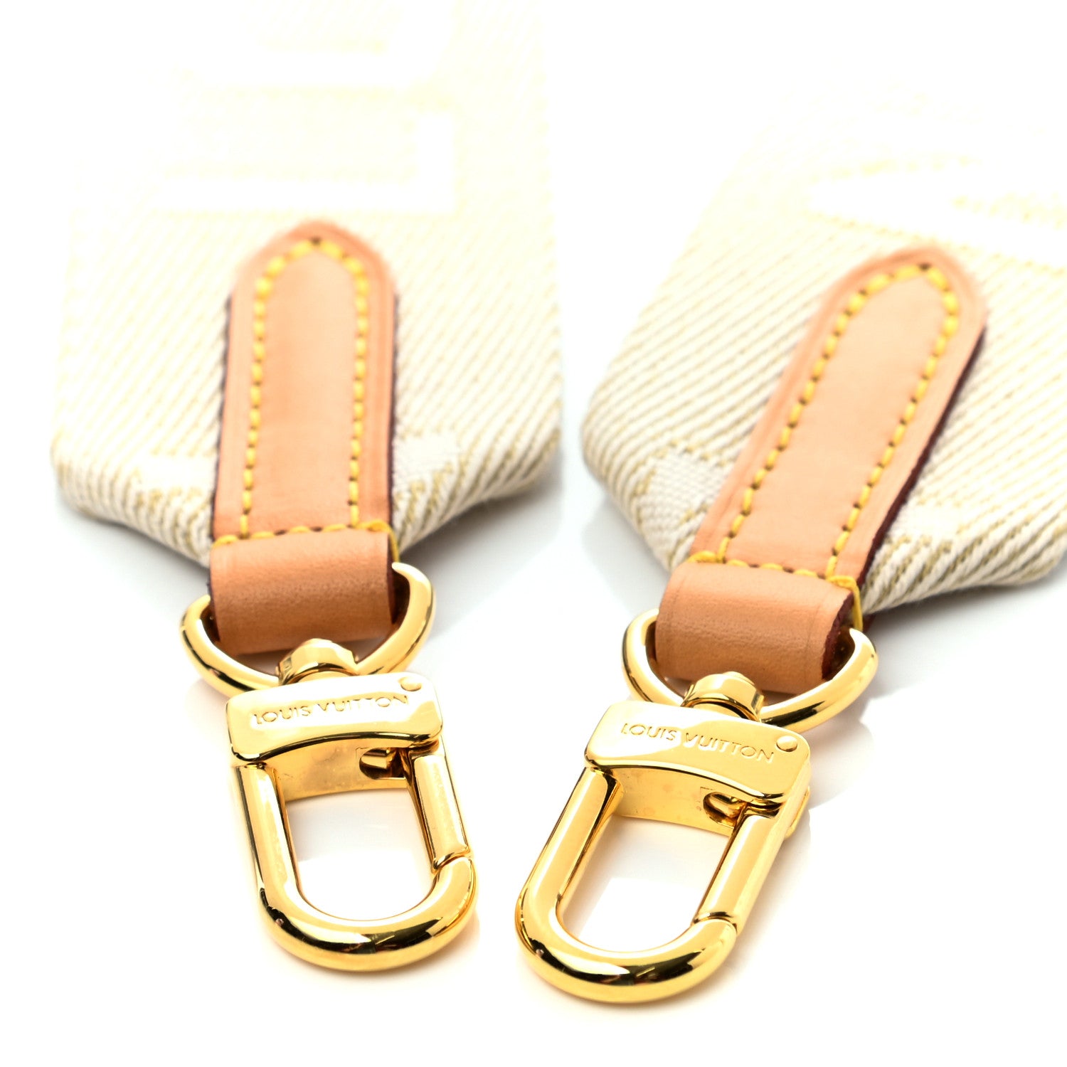 Louis Vuitton Nylon Petite Malle Souple Shoulder Strap Creme 4 of 4