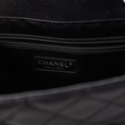 Chanel Caviar Quilted XL Grand Shopping Tote GST Black 8 of 10