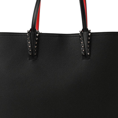 Christian Louboutin Calfskin Spikes East West Cabata Tote Black 8 of 10