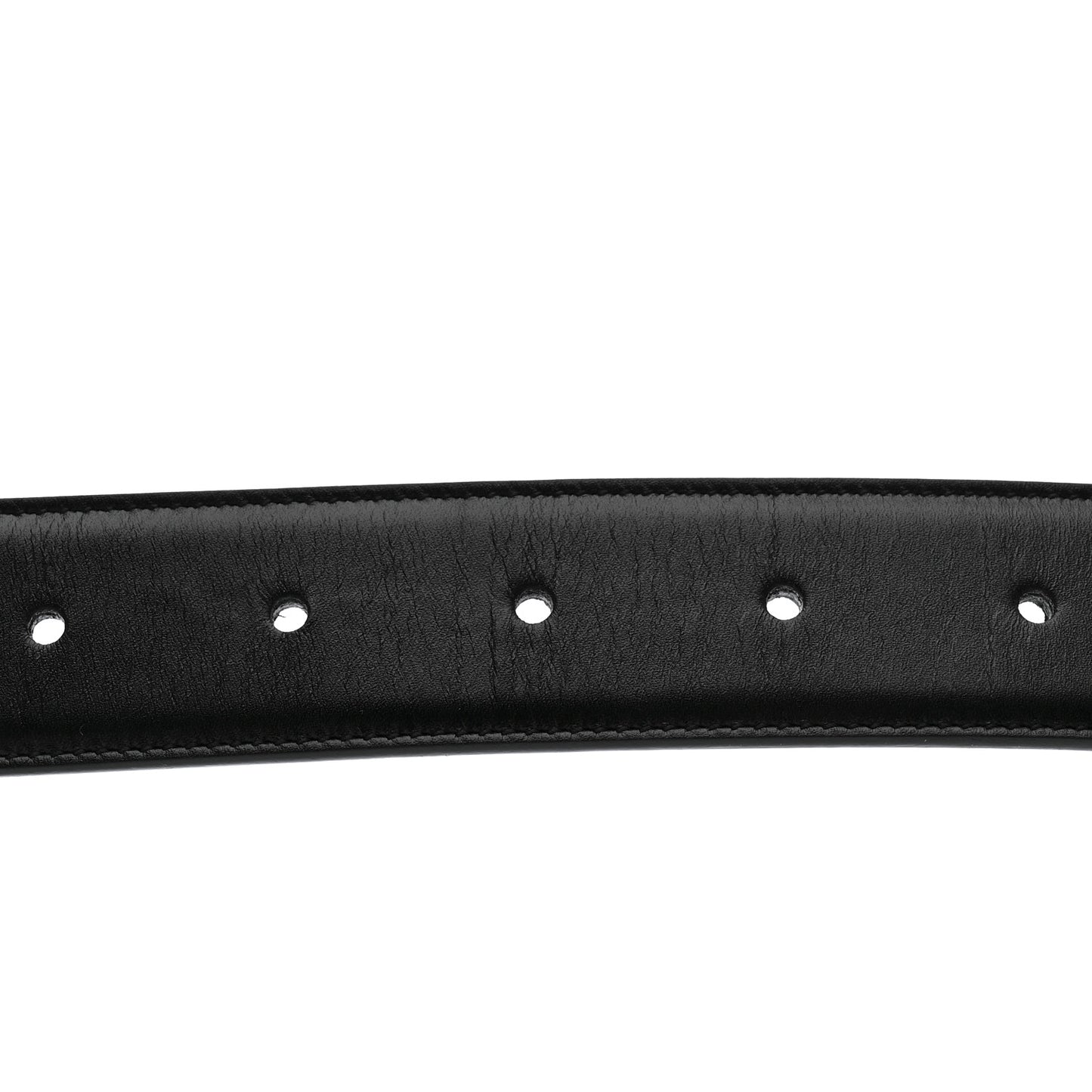 Lacquered Calfskin La 66 Buckle Belt 85 34 Black