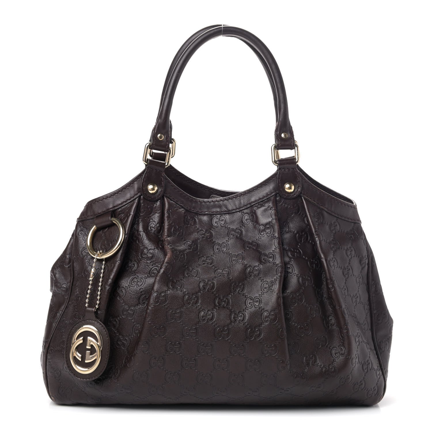 Gucci Guccissima Medium Sukey Tote Chocolate 1 of 4
