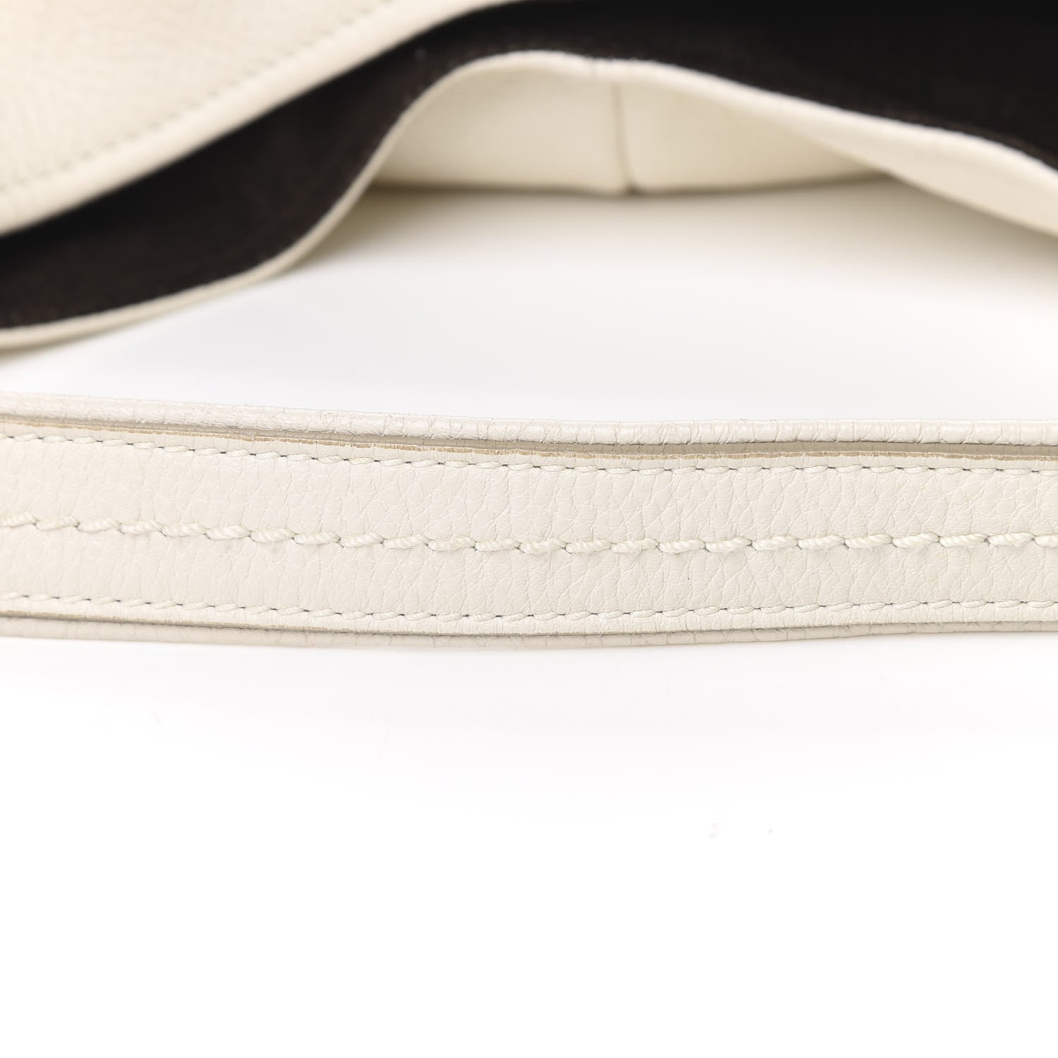 Saint Laurent Calfskin Zip Hobo White 10 of 11