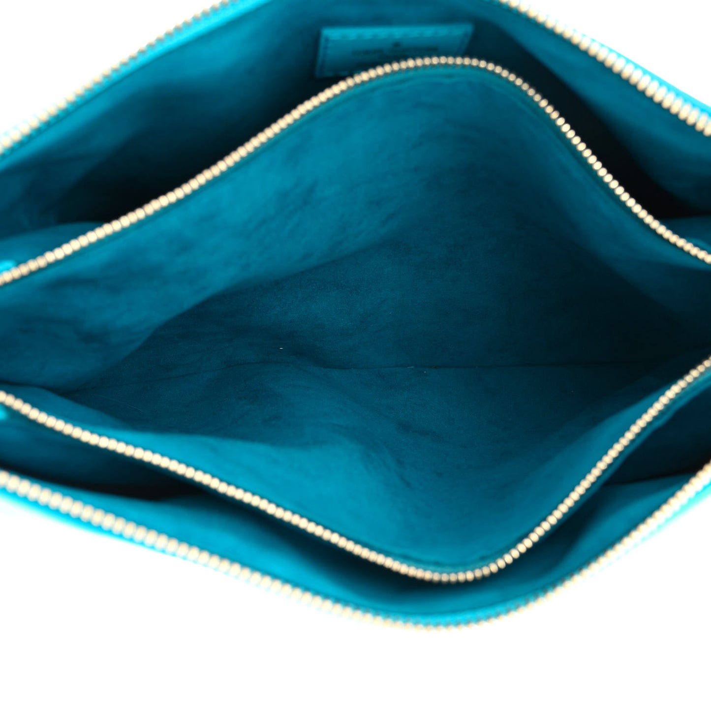Lambskin Embossed Monogram Coussin PM Turquoise