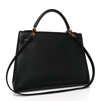 Hermes Togo Kelly Sellier 32 Black 3 of 9
