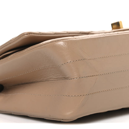 Chanel Aged Calfskin Chevron Quilted 2.55 Reissue 225 Flap Beige 8 of 9