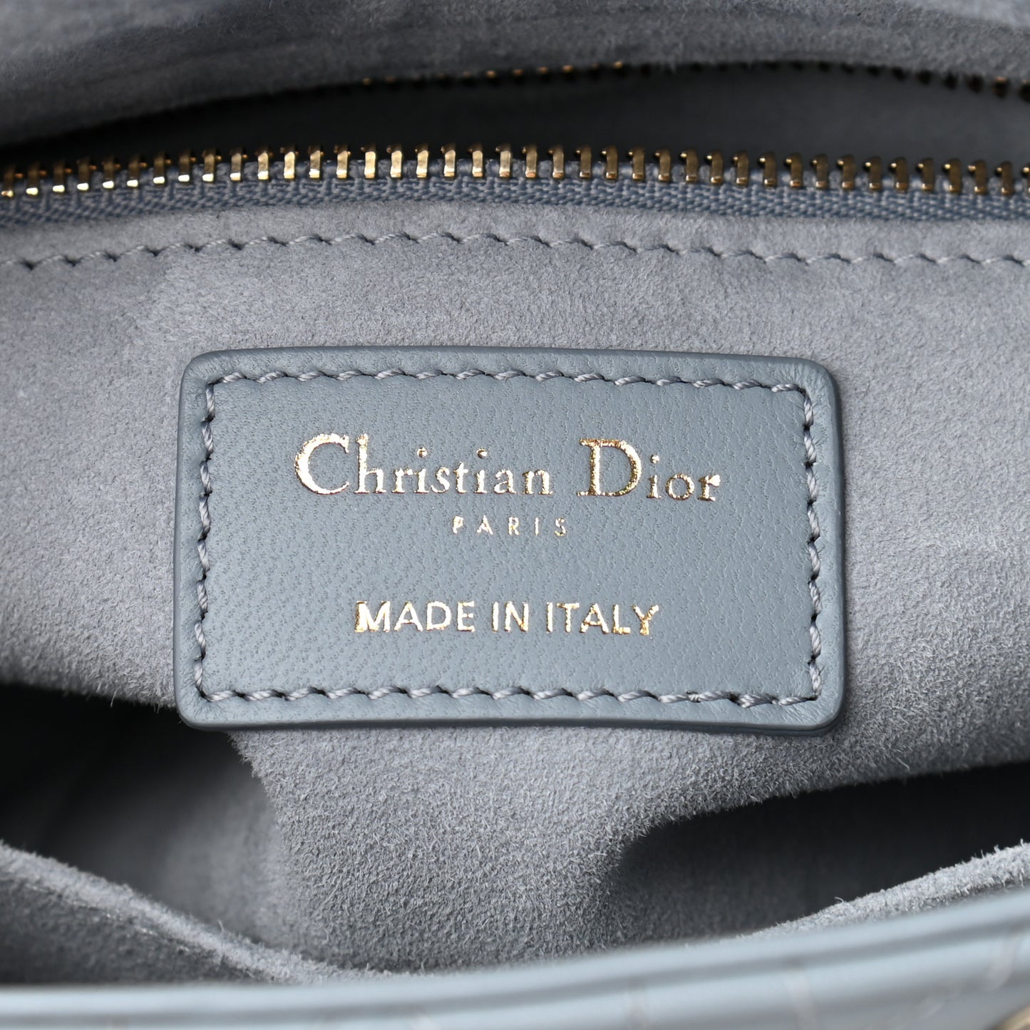 Lambskin Cannage Small My Lady Dior Blue