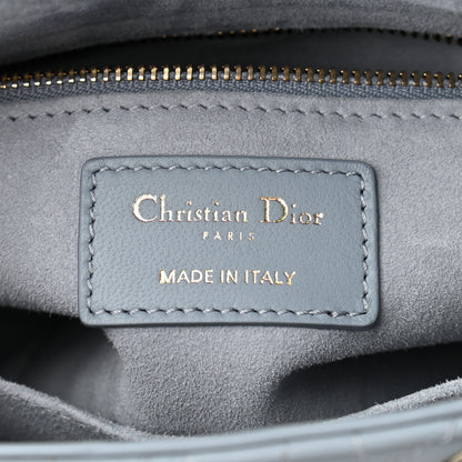 Christian Dior Lambskin Cannage Small My Lady Dior Blue 6 of 9