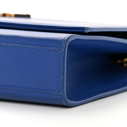 Saint Laurent Smooth Calfskin Medium Classic Monogram Kate Tassel Satchel Royal Blue 9 of 21