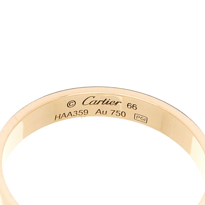 Cartier 18K Yellow Gold 3.5mm LOVE Wedding Band Ring 66 11.5 4 of 5