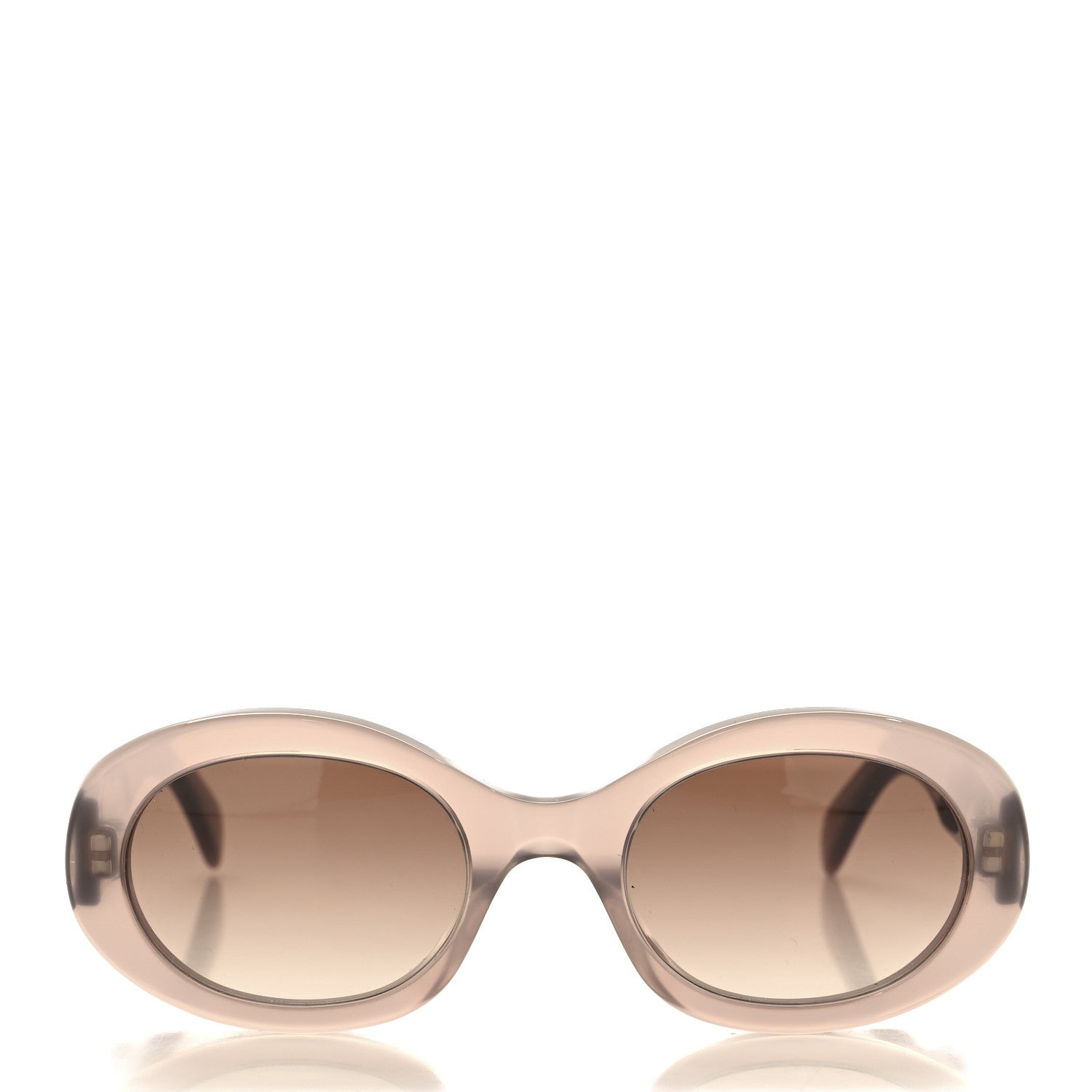 Celine Acetate Triomphe 01 Sunglasses CL 40194U Milky Hazelnut 2 of 7