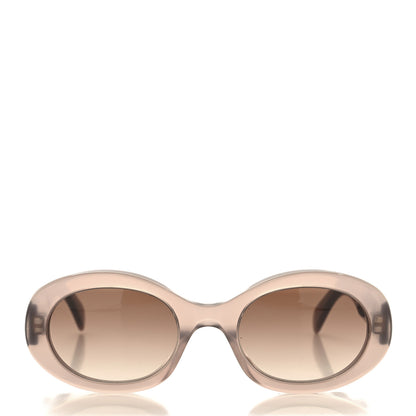 Celine Acetate Triomphe 01 Sunglasses CL 40194U Milky Hazelnut 2 of 7
