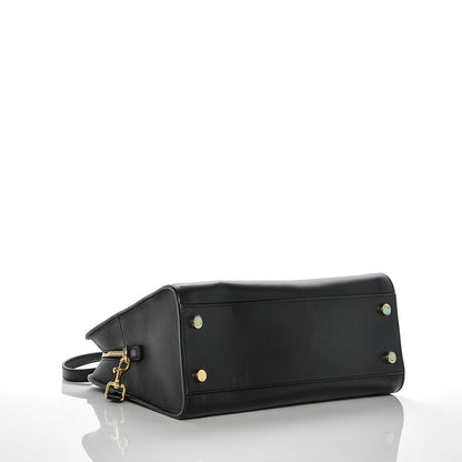 Saint Laurent Calfskin Small Monogram Cabas Black 4 of 6