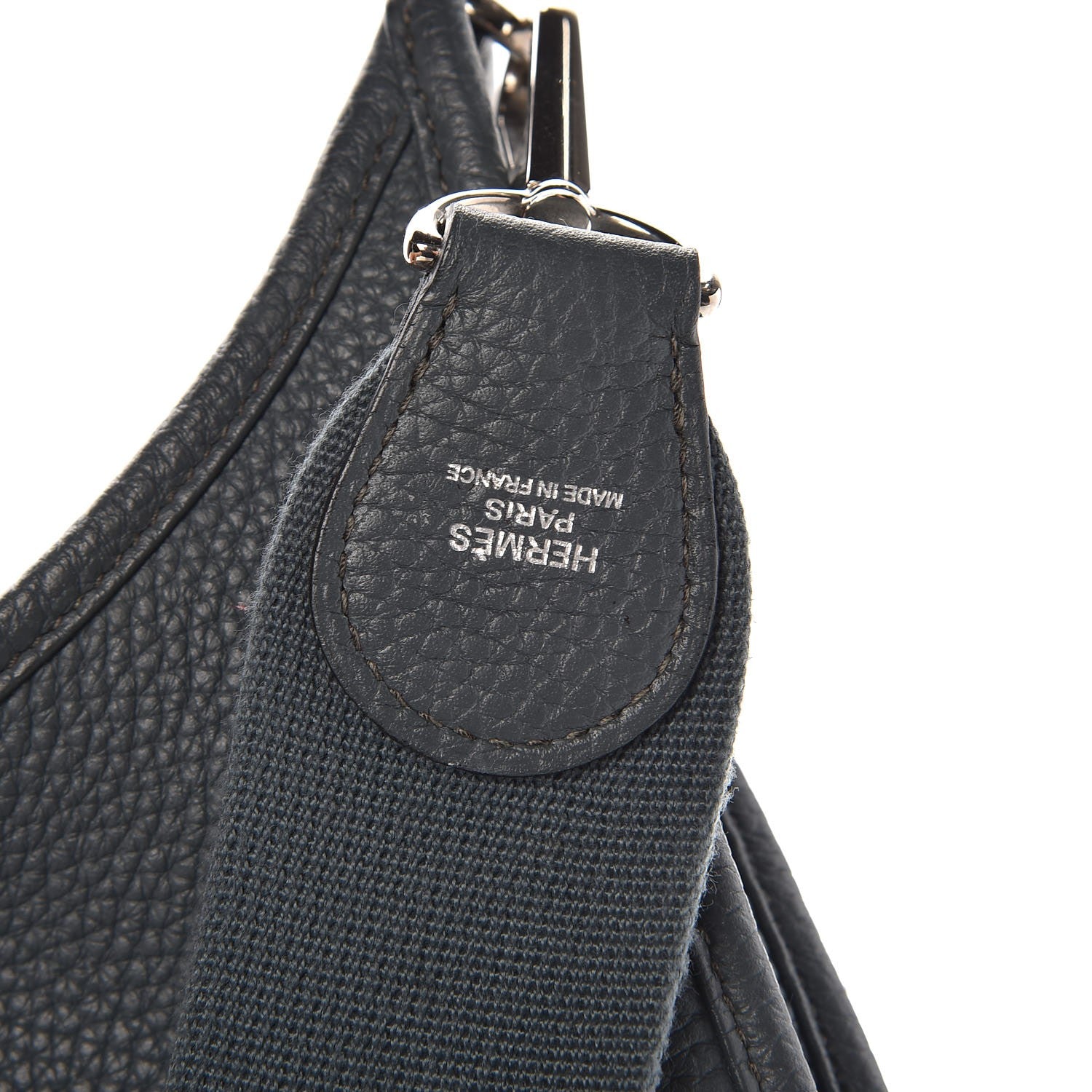 Hermes Taurillon Clemence Evelyne III GM Bleu Orage 6 of 10