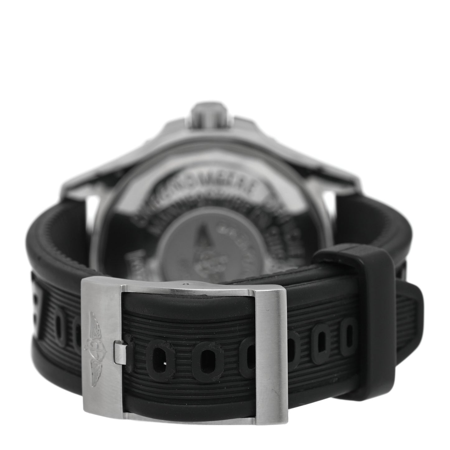 Stainless Steel Rubber 40mm Chronometre Super Ocean Automatic Watch Black A17360