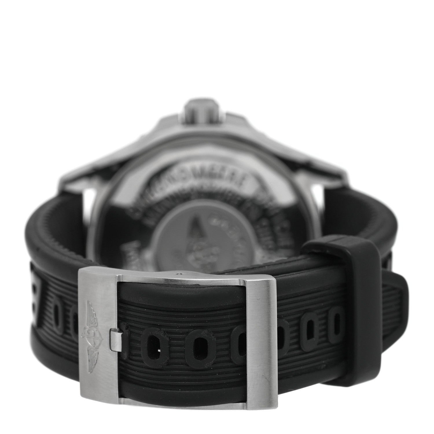 Breitling Stainless Steel Rubber 40mm Chronometre Super Ocean Automatic Watch Black A17360 3 of 4