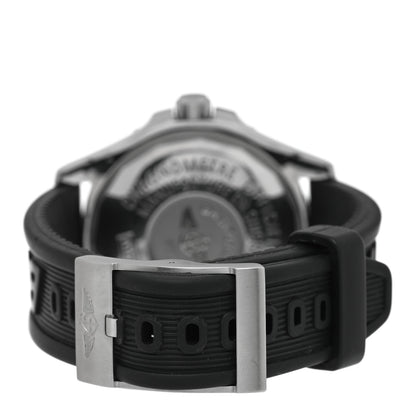 Breitling Stainless Steel Rubber 40mm Chronometre Super Ocean Automatic Watch Black A17360 3 of 4