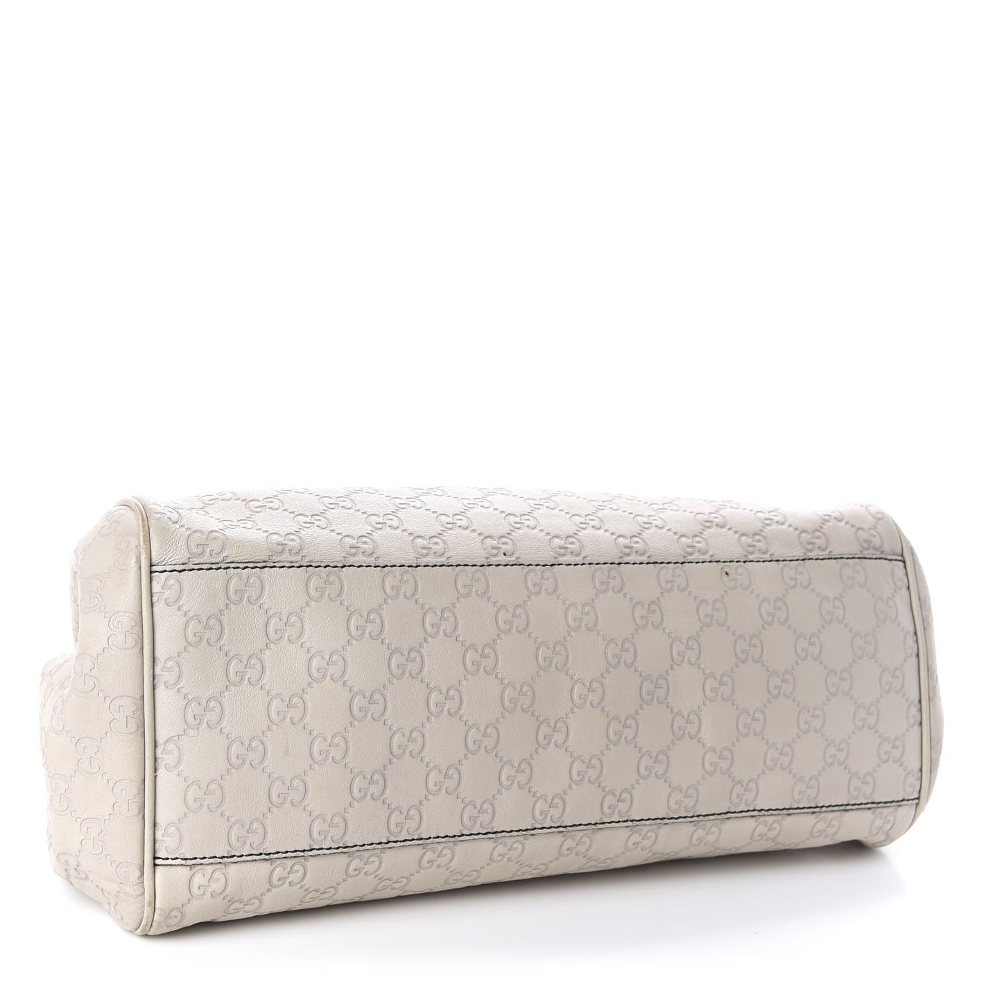 Guccissima Signature Medium Emily Shoulder Bag Mystic White