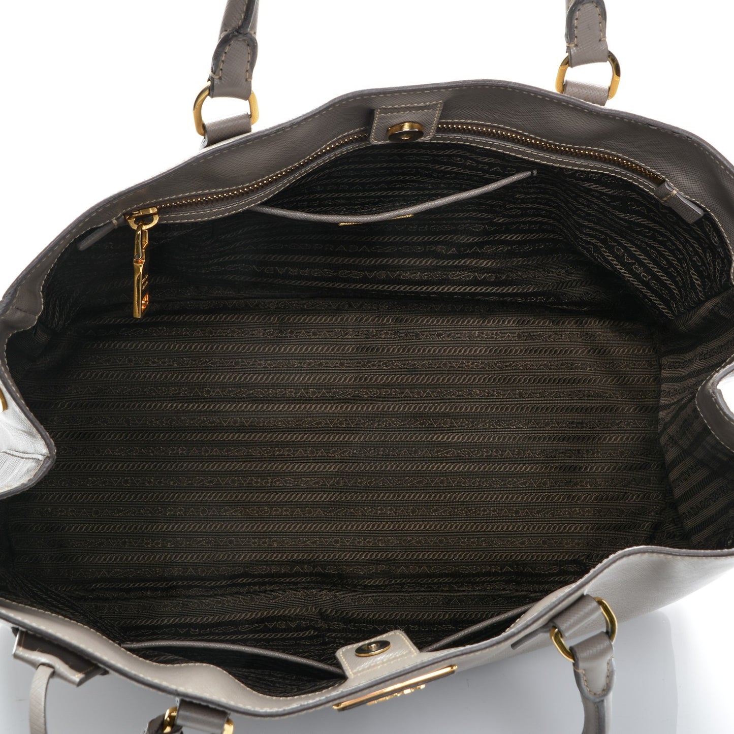 Saffiano Lux Large Tote Argilla