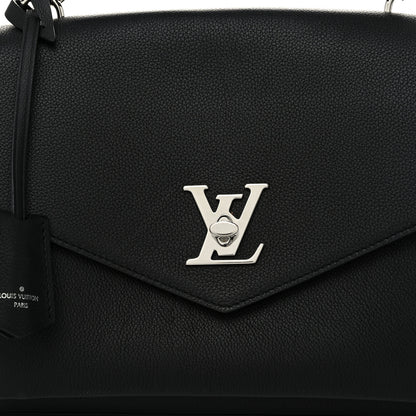 Louis Vuitton Soft Calfskin My Lockme Top Handle Black 7 of 9
