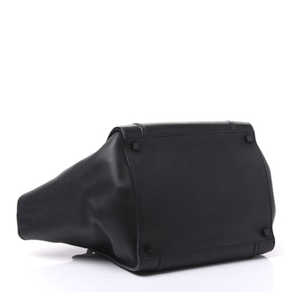 Celine Supple Calfskin Medium Phantom Luggage Black 3 of 12