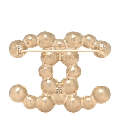Chanel Pearl CC Brooch Gold Pearly White 3 of 4